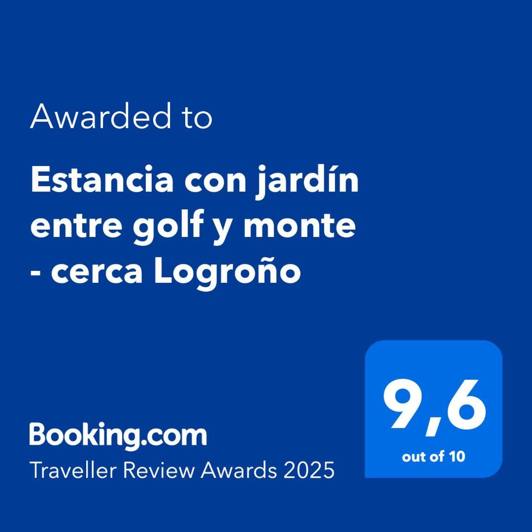 Estancia Con Jardin Entre Golf Y Monte - Cerca Logrono Sojuela 外观 照片